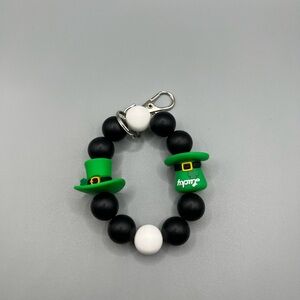 St. Patrick's Day Keychain Bracelet - Handmade K0223C